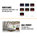 Modern Flames Redstone 54-Inch Built-In Traditional Electric Fireplace [RS-5435] (SAK48153) - Saksby Wholesale - Features View