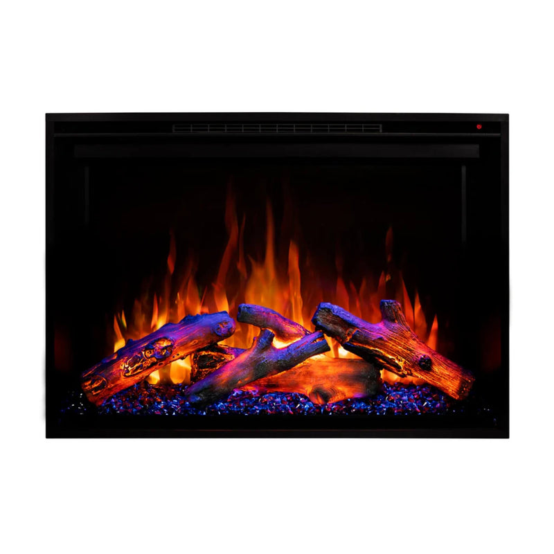 Modern Flames Redstone 54" Built-In Traditional Electric Fireplace [RS-5435] SAKSBY - Red Flames View