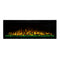 Modern Flames Spectrum Slimline 50" Wall Mount Linear Electric Fireplace [SPS-50B] SAKSBY - Yellow Flames View