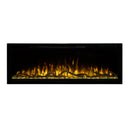 Modern Flames Spectrum Slimline 50" Wall Mount Linear Electric Fireplace [SPS-50B] SAKSBY - Yellow Flames View