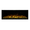 Modern Flames Spectrum Slimline 50" Wall Mount Linear Electric Fireplace [SPS-50B] SAKSBY - Yellow Flames View