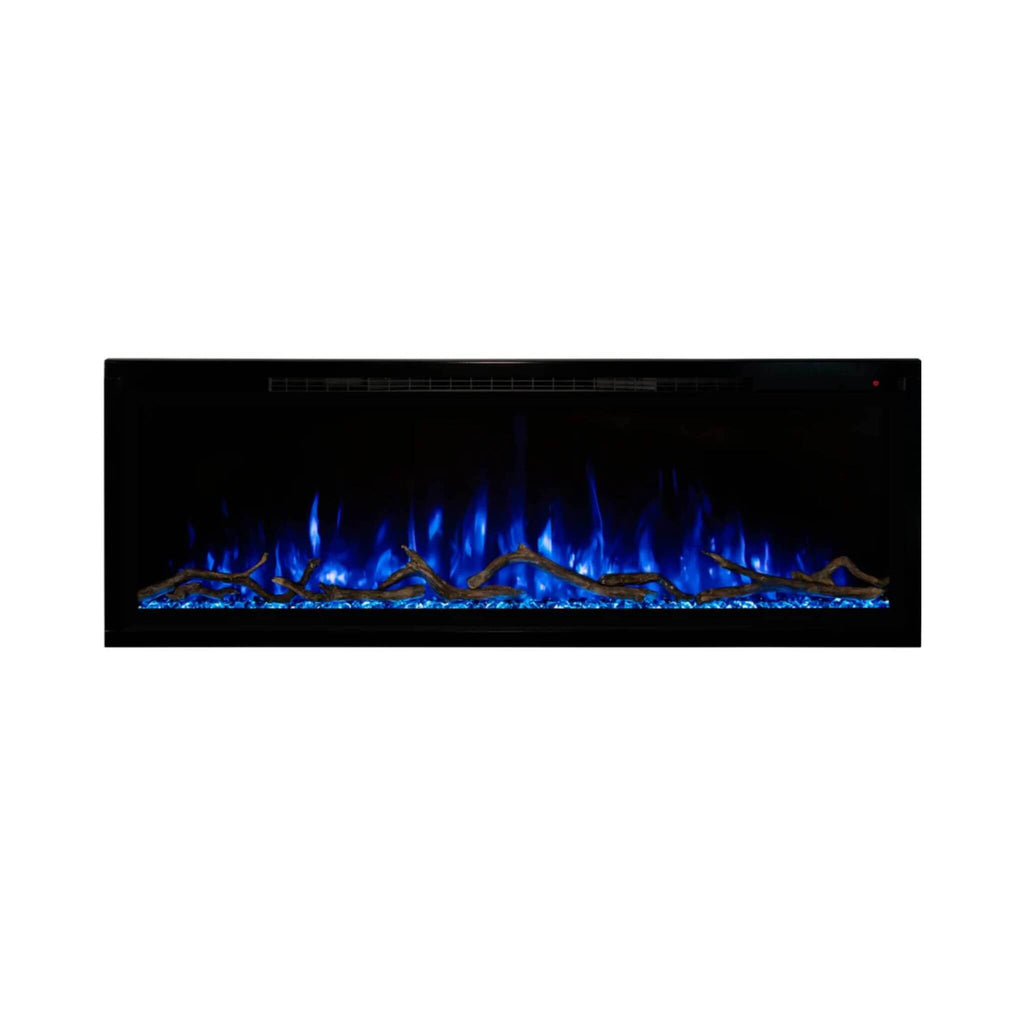 Modern Flames Spectrum Slimline 60-Inch Built-In Linear Electric Fireplace [SPS-60B] (SAK81537) - Saksby Wholesale - Blue Flames View
