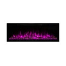 Modern Flames Spectrum Slimline 60-Inch Built-In Linear Electric Fireplace [SPS-60B] (SAK81537) - Saksby Wholesale - Pink Flames View