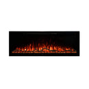 Modern Flames Spectrum Slimline 74-Inch Built-In Linear Electric Fireplace [SPS-74B] (SAK73458) - Saksby Wholesale - Red Orange Flames View