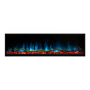 MODERN FLAMES LANDSCAPE PRO MULTI 56" Linear Multi-Sided Electric Fireplace With Hybrid Flame Technology [LPM-5616V2] SAKSBY - Blue and Red View