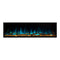 MODERN FLAMES LANDSCAPE PRO MULTI 56" Linear Multi-Sided Electric Fireplace With Hybrid Flame Technology [LPM-5616V2] SAKSBY - Blue and Yellow View