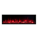 MODERN FLAMES LANDSCAPE PRO MULTI 56" Linear Multi-Sided Electric Fireplace With Hybrid Flame Technology [LPM-5616V2] SAKSBY - Red View