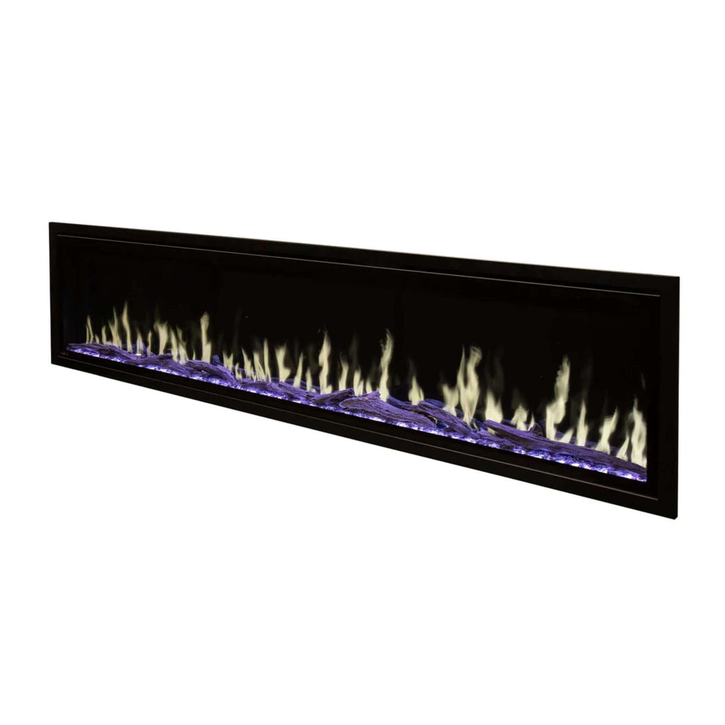 Modern Flames Orion Slim 100" Heliovision Single-Sided Fireplace [OR100-SLIM] SAKSBY - Front Left View