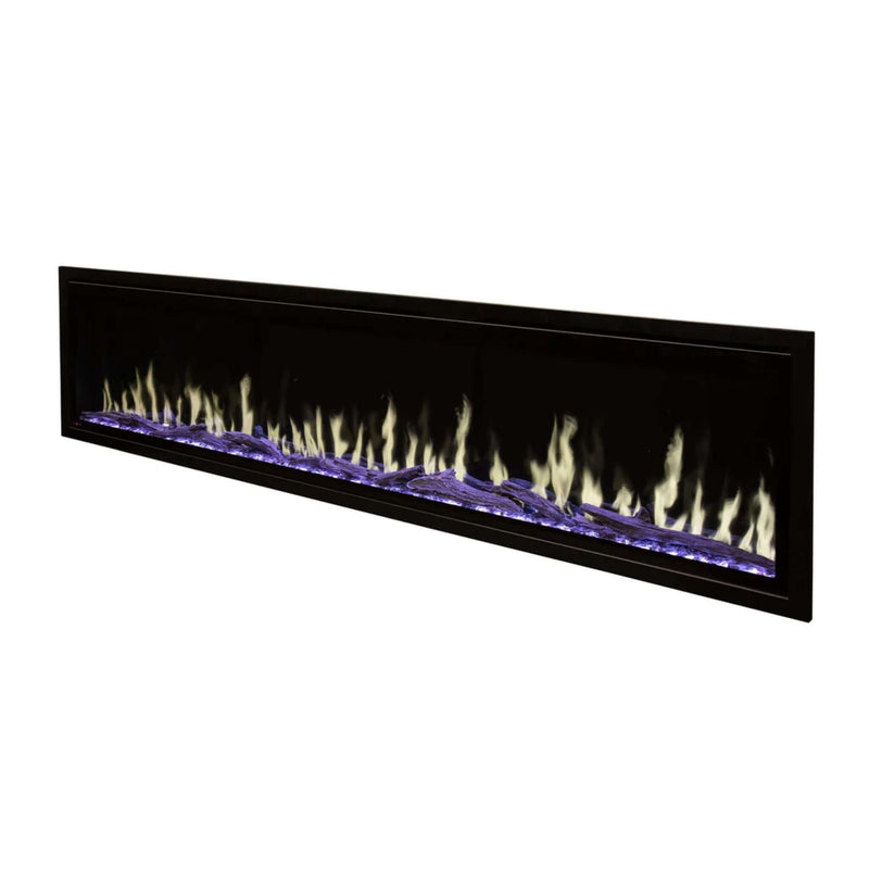 Modern Flames Orion Slim 100" Heliovision Single-Sided Fireplace [OR100-SLIM] SAKSBY - Front Left View