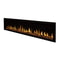 Modern Flames Orion Slim 76" Heliovision Single-Sided Electric Fireplace [OR76-SLIM] SAKSBY - Flames View
