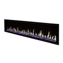Modern Flames Orion Slim 76" Heliovision Single-Sided Electric Fireplace [OR76-SLIM] SAKSBY - Flames View