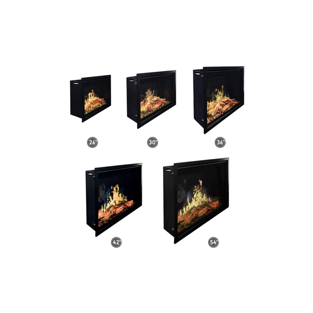 MODERN FLAMES ORION TRADITIONAL 26" Heliovision Electric Fireplace [OR26-TRAD] (SAK51873) - Sizes View