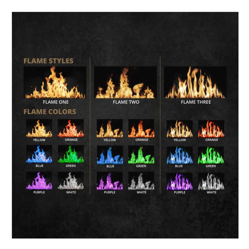 MODERN FLAMES ORION TRADITIONAL 30" Heliovision Electric Fireplace [OR30-TRAD] SAKSBY - Flames View