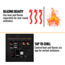 Modern Flames Orion Multi 100" Heliovision Multi-Sided Electric Fireplace [OR100-MULTI] SAKSBY - Features View