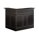 Modern L-Shaped Reception Desk With Storage Shelves (SAK81036) - Saksby Wholesale - Front Side View