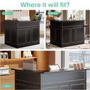 Modern L-Shaped Reception Desk With Storage Shelves (SAK81036) - Saksby Wholesale - Product Settings