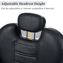 Modern Reclining Barber Chair With Adjustable Headrest And Hydraulic Pump (SAK62751) - Saksby Wholesale - Headrest Height