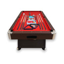 8FT Modern Red Felt Billiard Pool Table With Automatic Ball Return And Accessories (SAK76139) - Saksby Wholesale - Full Set Accessories View