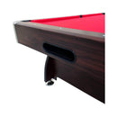 8FT Modern Red Felt Billiard Pool Table With Automatic Ball Return And Accessories (SAK76139) - Saksby Wholesale - Handle View