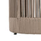 Modern Rustic Coffee Table & Side Table With Woven Rope Design (SAK56739) - Saksby Wholesale - Bottom Details