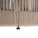 Modern Rustic Coffee Table & Side Table With Woven Rope Design (SAK56739) - Saksby Wholesale - Design Details