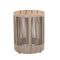 Modern Rustic Coffee Table & Side Table With Woven Rope Design (SAK56739) - Saksby Wholesale - Side Table Side VIew