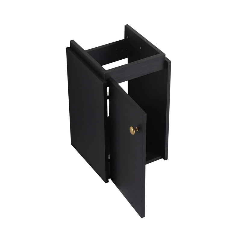 Nuvia Modern Wall-Mounted Bathroom Vanity With Ceramic Sink And Soft Close Door (SAK05214)