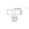 Modular 3-Piece Rattan Patio Sofa Set With Weather-Resistant Cushions (SAK75321) - Saksby Wholesale - Dimensions