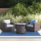 Modular 3-Piece Rattan Patio Sofa Set With Weather-Resistant Cushions (SAK75321) - Saksby Wholesale - Lifestyle