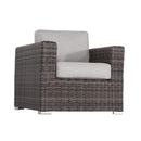 Modular 3-Piece Rattan Patio Sofa Set With Weather-Resistant Cushions (SAK75321) - Saksby Wholesale - White Background