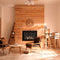 Montigo DelRay Square Full Load Direct Vent Gas Fireplace With Battery Backup (SAK15983) SAKSBY - Living Room View