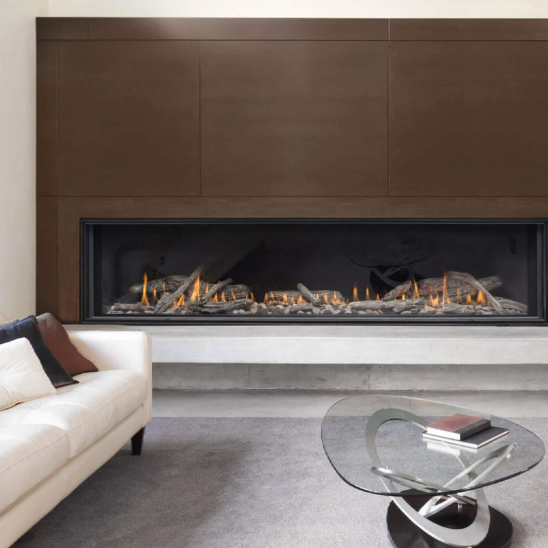 Montigo Distinction 72" Single Sided Linear Direct Vent Gas Fireplace [D7215NI-2] (SAK70824) SAKSBY - Living Room View