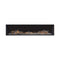 Modern Electric Fireplace With Glowing Embers On A White Background - Saksby Wholesale