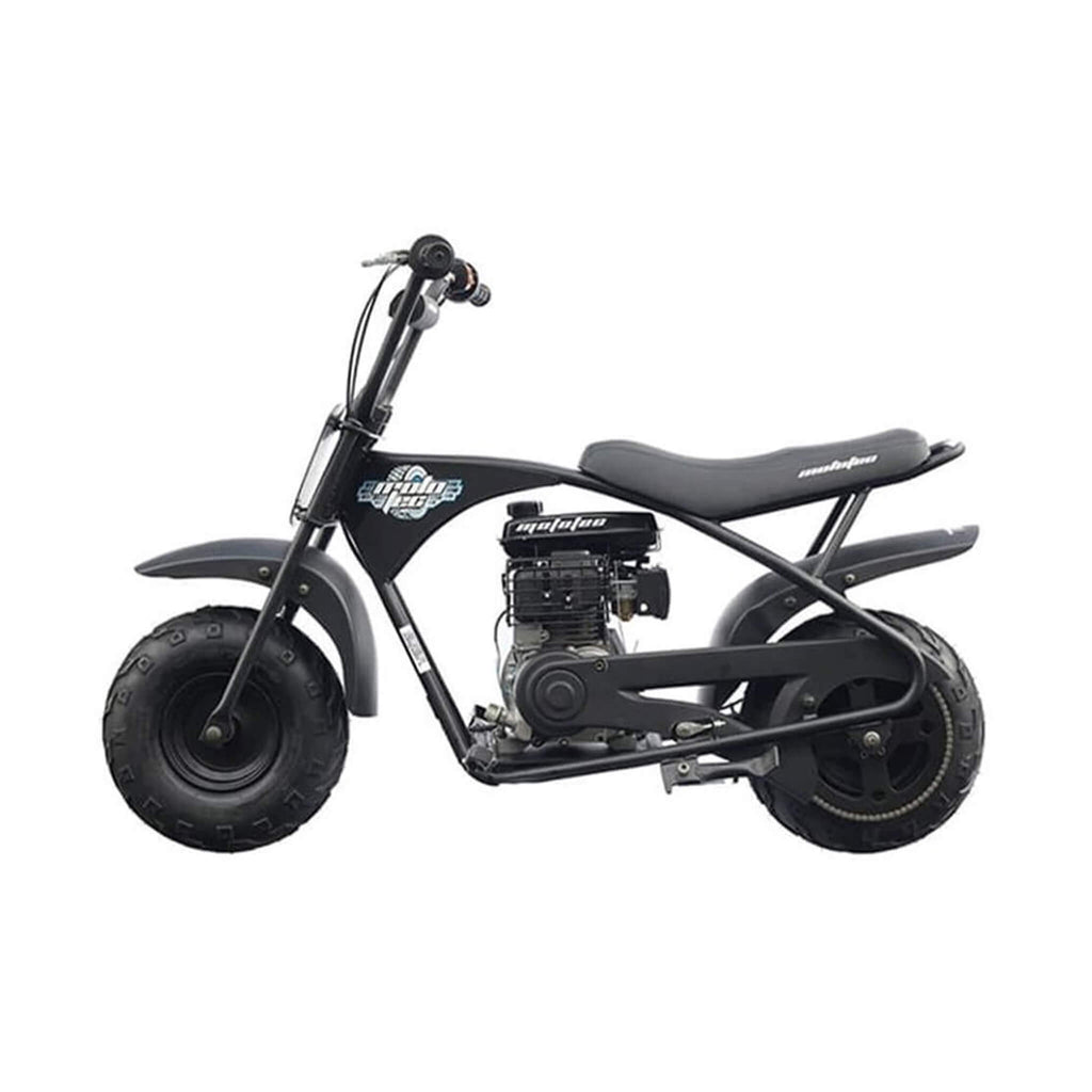 MotoTec 105CC 3.5HP 4-Stroke Mini Gas Powered Bike (SAK75491) - Saksby Wholesale - Left Side View