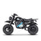 MOTOTEC 1500W 60V/20AH Electric Powered Mini Bike, Black (97368524)