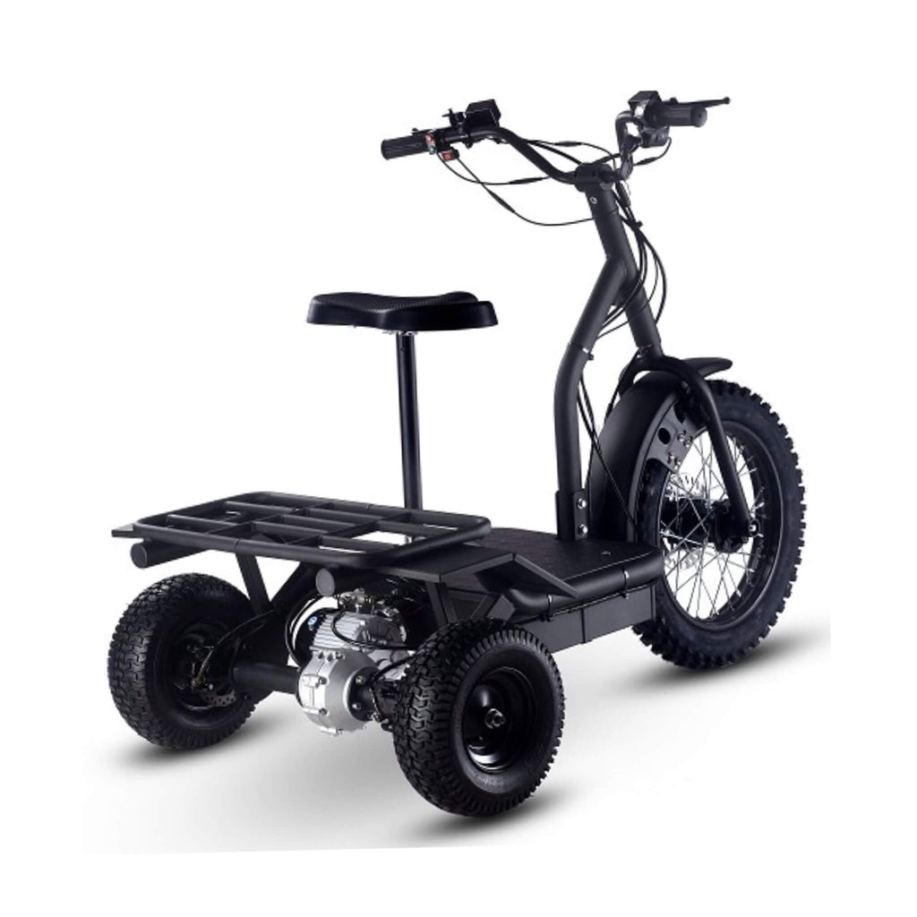 MotoTec 48V 1200W Electric Trike Three Wheel Scooter (SAK86025) - Saksby Wholesale - Back Right View
