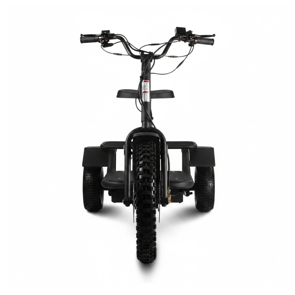 MotoTec 48V 1200W Electric Trike Three Wheel Scooter (SAK86025) - Saksby Wholesale - Front View