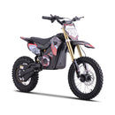 MotoTec X5 250CC 4-Stroke High-Performance Off-Road Gas Dirt Bike Red - Saksby Wholesale - Front Right View