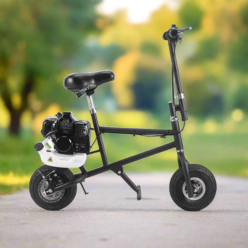 Motorbike Mototec 49cc Black Gas Mini Bike Mototec Gas Mini New