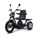 MotoTec 60V 1800W Electric Powered Trike Black Adult Three Wheel Scooter (SAK86025) - Saksby Wholesale - Front Left View