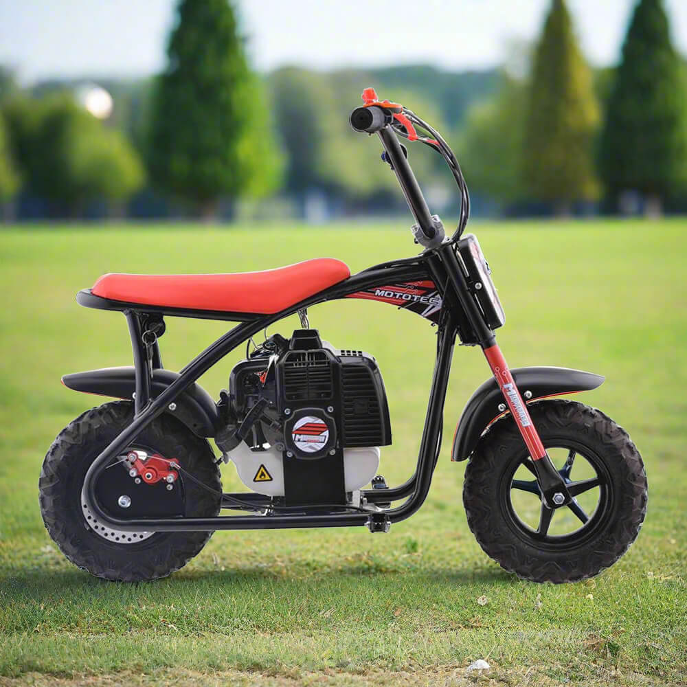 MotoTec Bandit 52CC 2-Stroke Kids Gas Mini Bike (91758568)