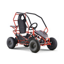 MotoTec Maverick 36V/36AH Electric Motorized Go Kart Red - Saksby Wholesale - Front Right View