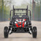 MOTOTEC Mud Monster XL Red 60V/20AH Electric Full Suspension Go Kart, 2000W (96351472)