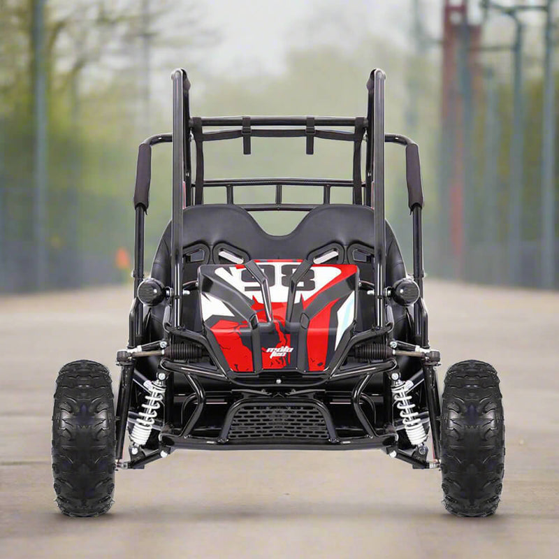 Mototec Mud Monster XL Red 60V/20AH Electric Full Suspension Go Kart, 2000W (96351472)