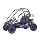 MotoTec Mud Monster XL 212cc 2-Seat Go Kart Blue (SAK27195) Saksby - Front Left Corner View