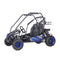 MotoTec Mud Monster XL 212cc 2-Seat Go Kart Blue (SAK27195) Saksby - Front Left Corner View