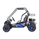 MotoTec Mud Monster XL 212cc 2-Seat Go Kart Blue (SAK27195) Saksby - Left Side View