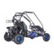 MotoTec Mud Monster XL 212cc 2-Seat Go Kart Blue (SAK27195) Saksby - Rear Right Corner View