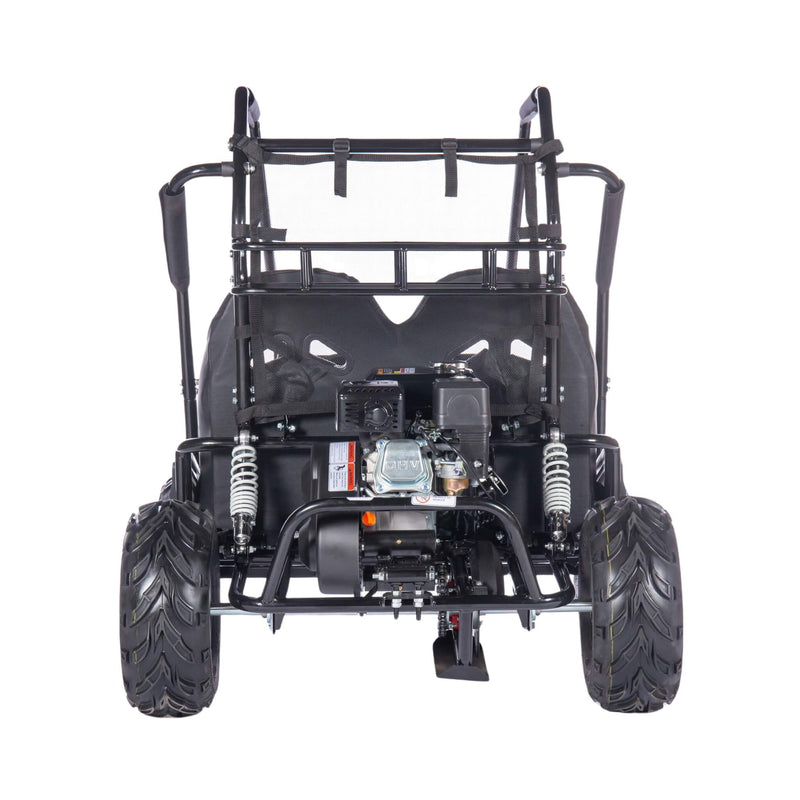 MotoTec Mud Monster XL 212cc 2-Seat Go Kart Blue (SAK27195) Saksby - Rear View