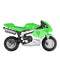 MOTOTEC PHANTOM 49CC Bicicleta de bolsillo de gasolina de dos tiempos, verde (92461375)